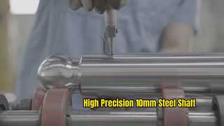 10mm Precision Solid Steel Shaft with Keyway